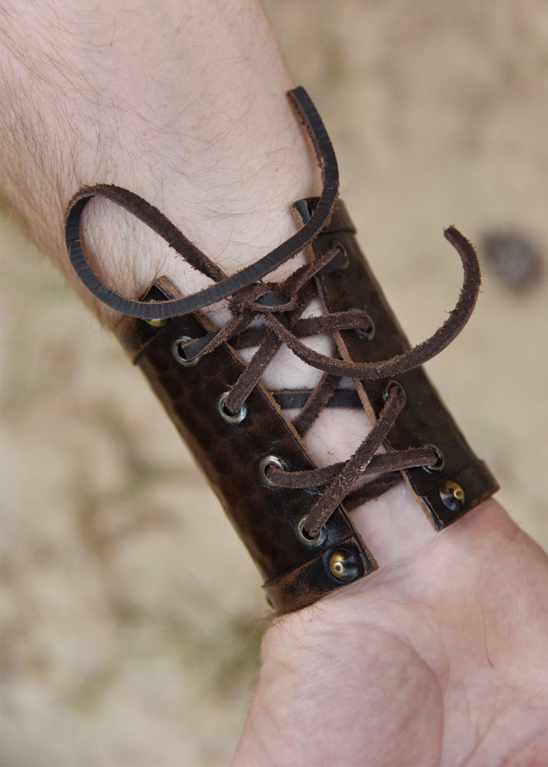 Braccialetto Cinghiale celtico Knocknagael per pezzo, pelle 