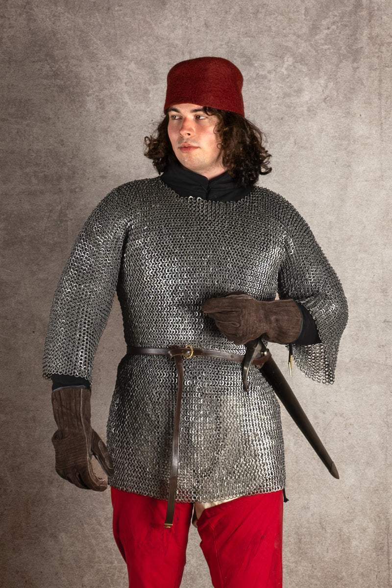 Haubergeon, runde ringe, runde nitter 8 mm 