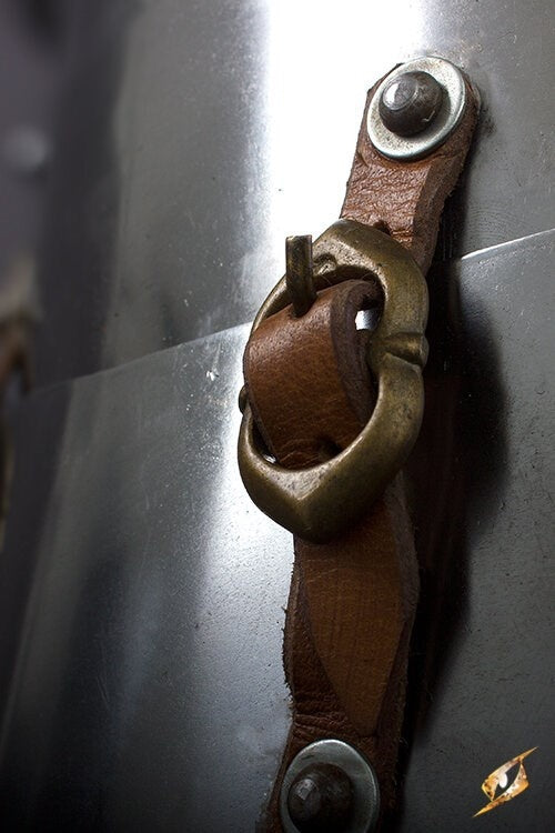 Faulds en tassets met riemen, 1 mm