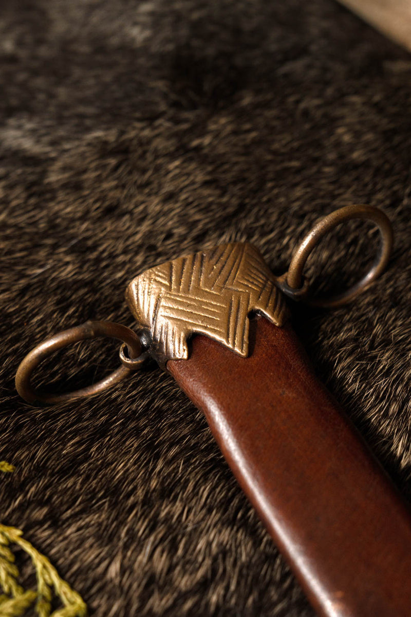 Tysk quillon-dolk med skede, 16. århundrede, halvskarpt 