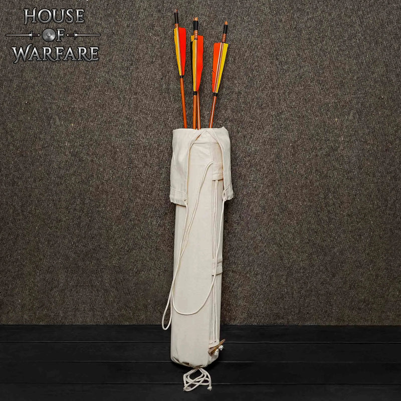 Laatmiddeleeuwse stoffen pijlkoker