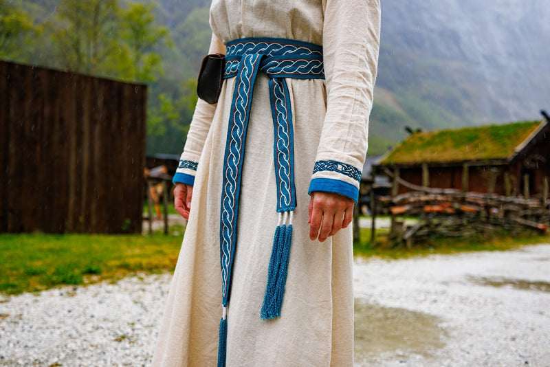 Viking riem Elina, blauw, 235 cm