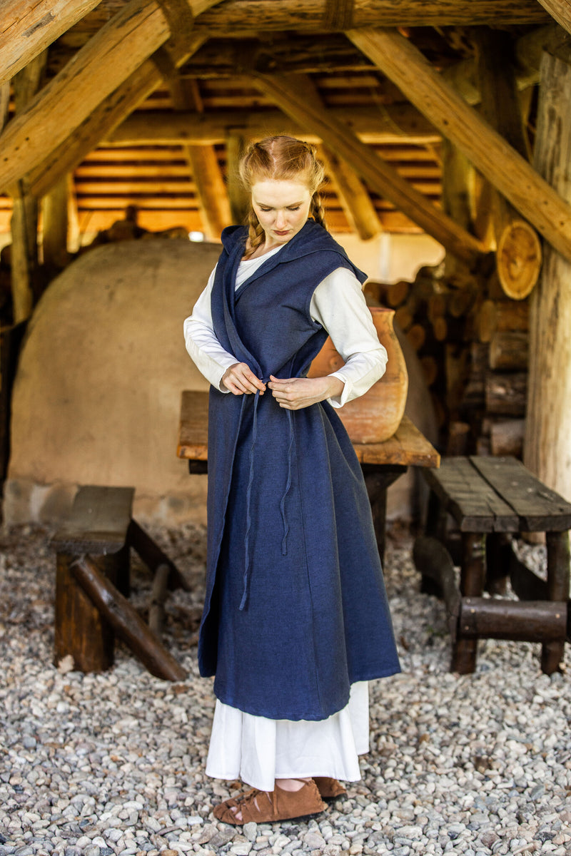 Robe portefeuille Thyra, bleu 