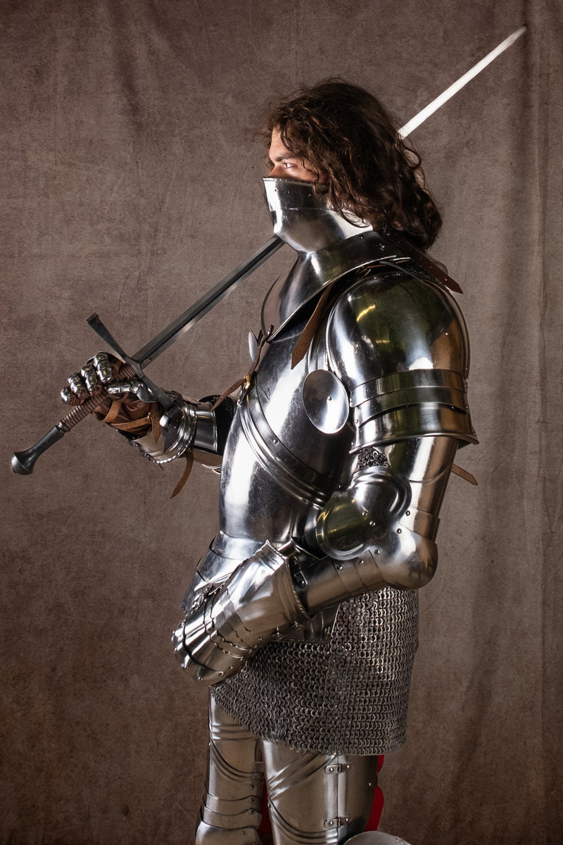 15e eeuwse Gotisch borstkuras, 1.6 mm