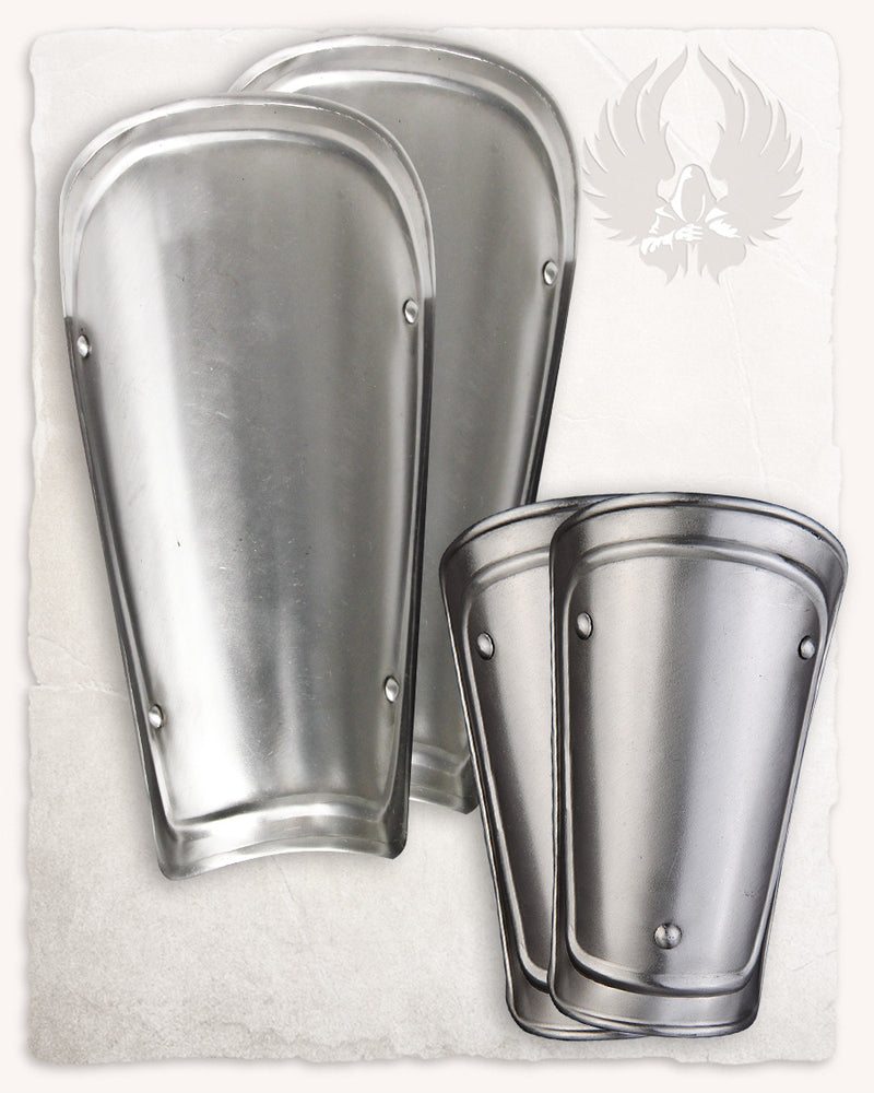 Bracers en scheenplaten Adam, 1.2 mm