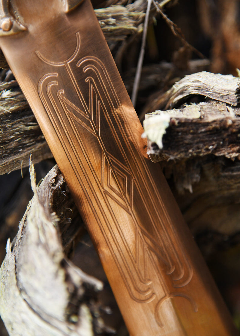 Bronzealder sværd Danmark, halvskarpt 