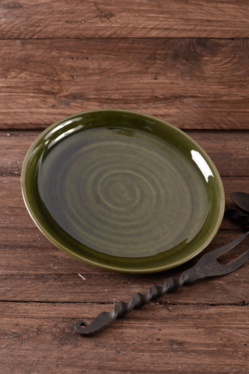 Piatto del XV secolo, verde 