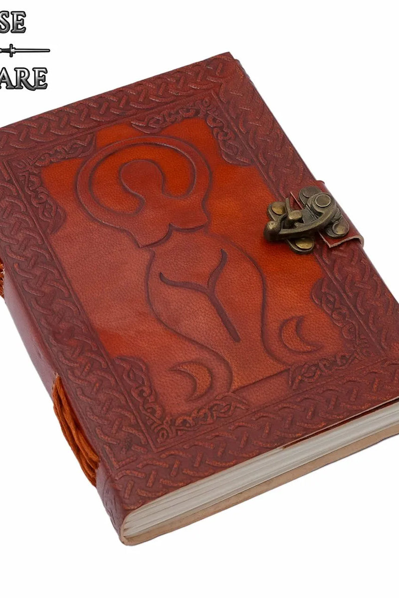 Leren dagboek moedergodin Venus