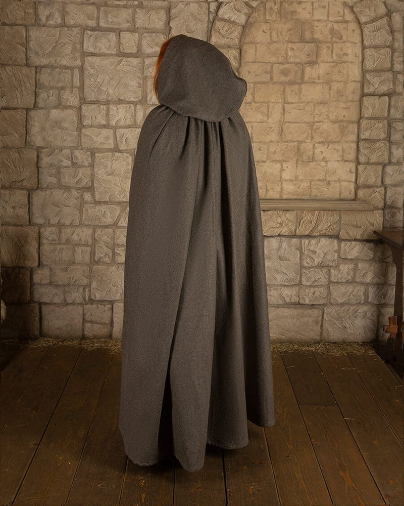 Mantel Harun, wolmix, olijf