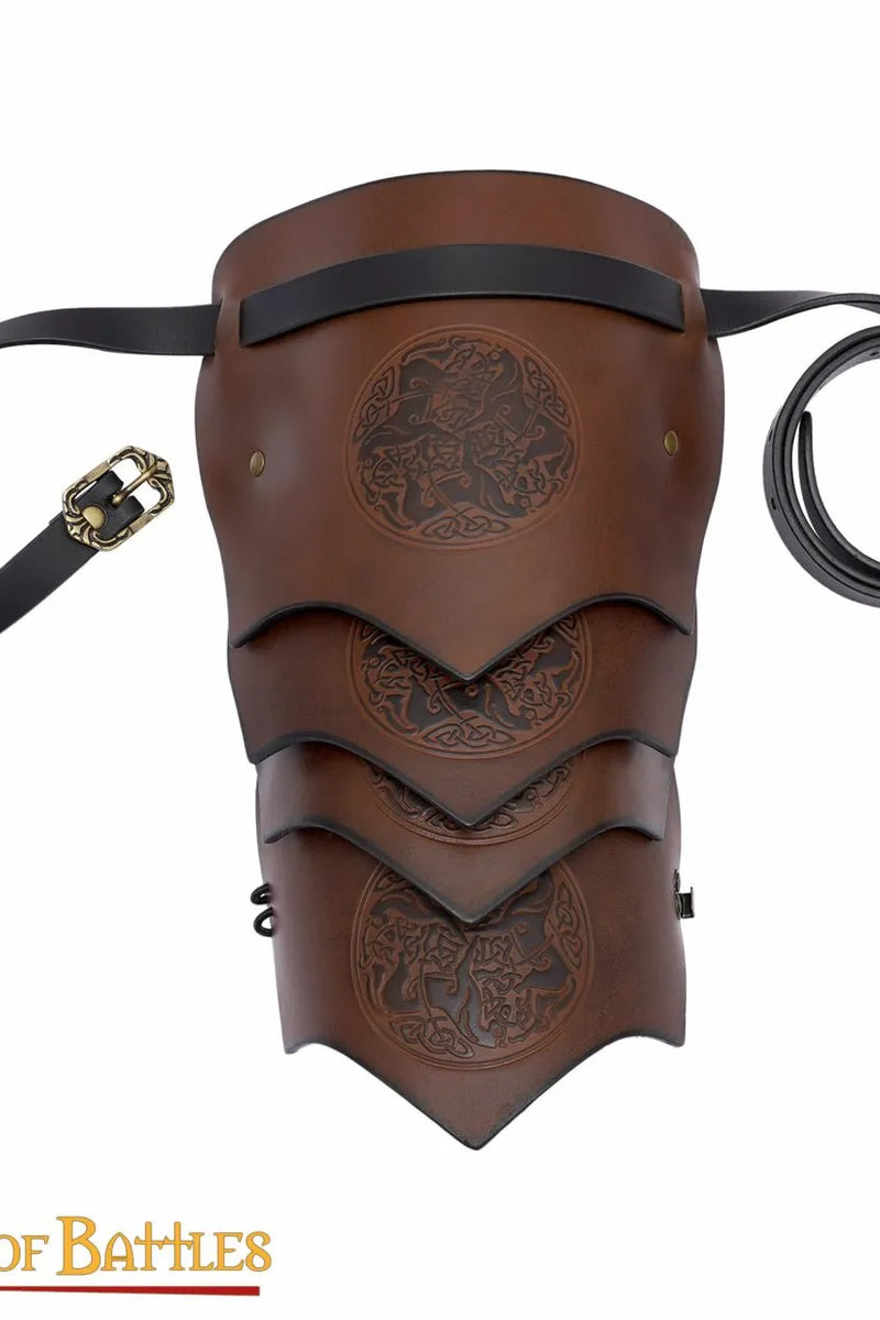 Leren pauldron Epona