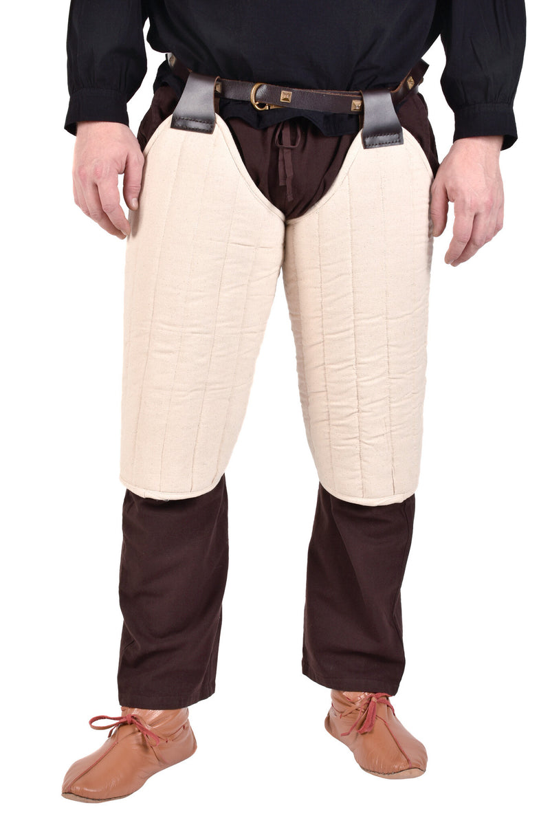 Gambeson cuisses, thigh armor