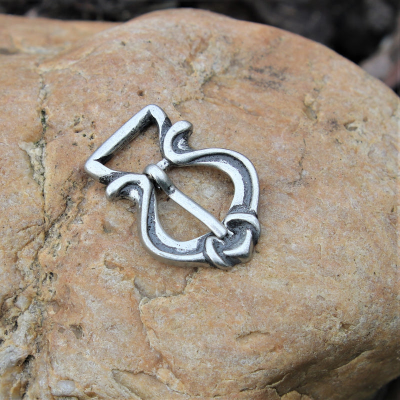 Rusvik riemgesp, verzilverd