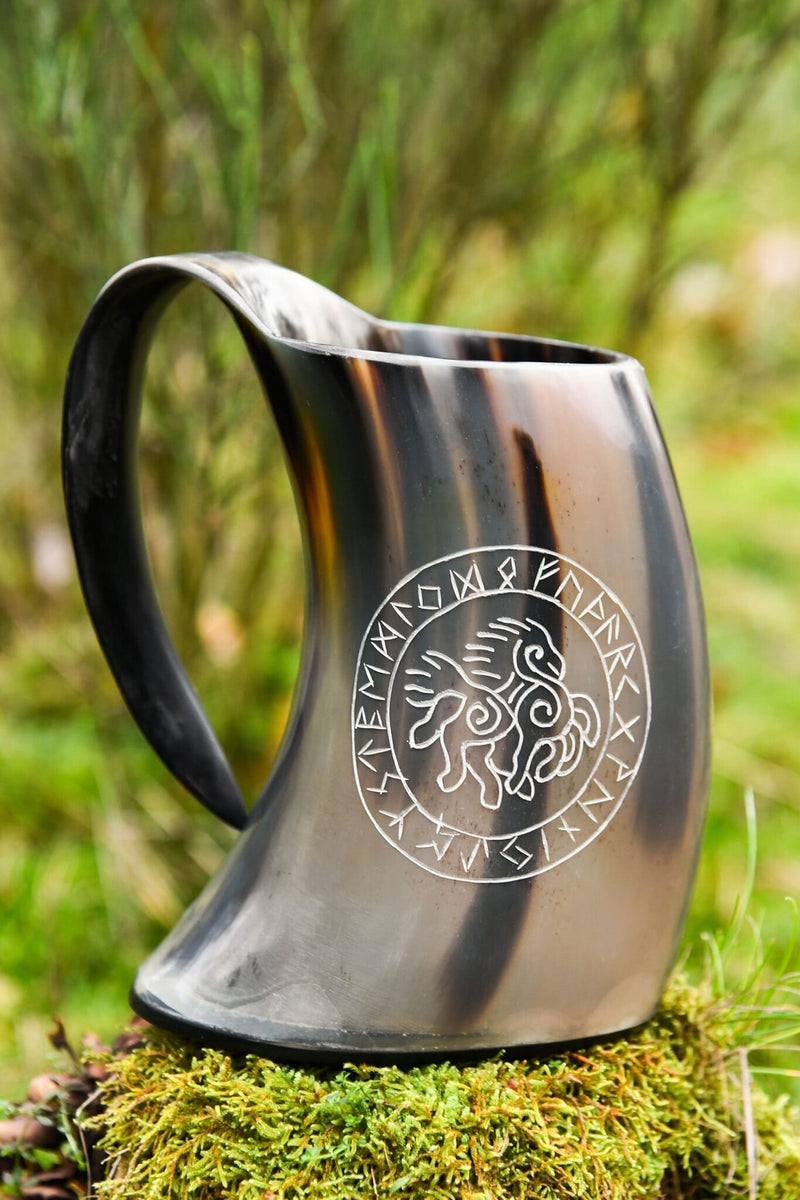 Hoorn drinkmok Sleipnir, 650-1000 ml