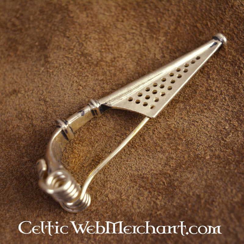 Germanische Bogenfibel 1. Jahrhundert n.Chr, Bronze 