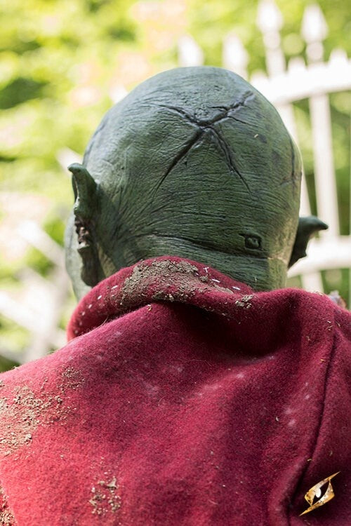 Beestachtig Orkmasker groen