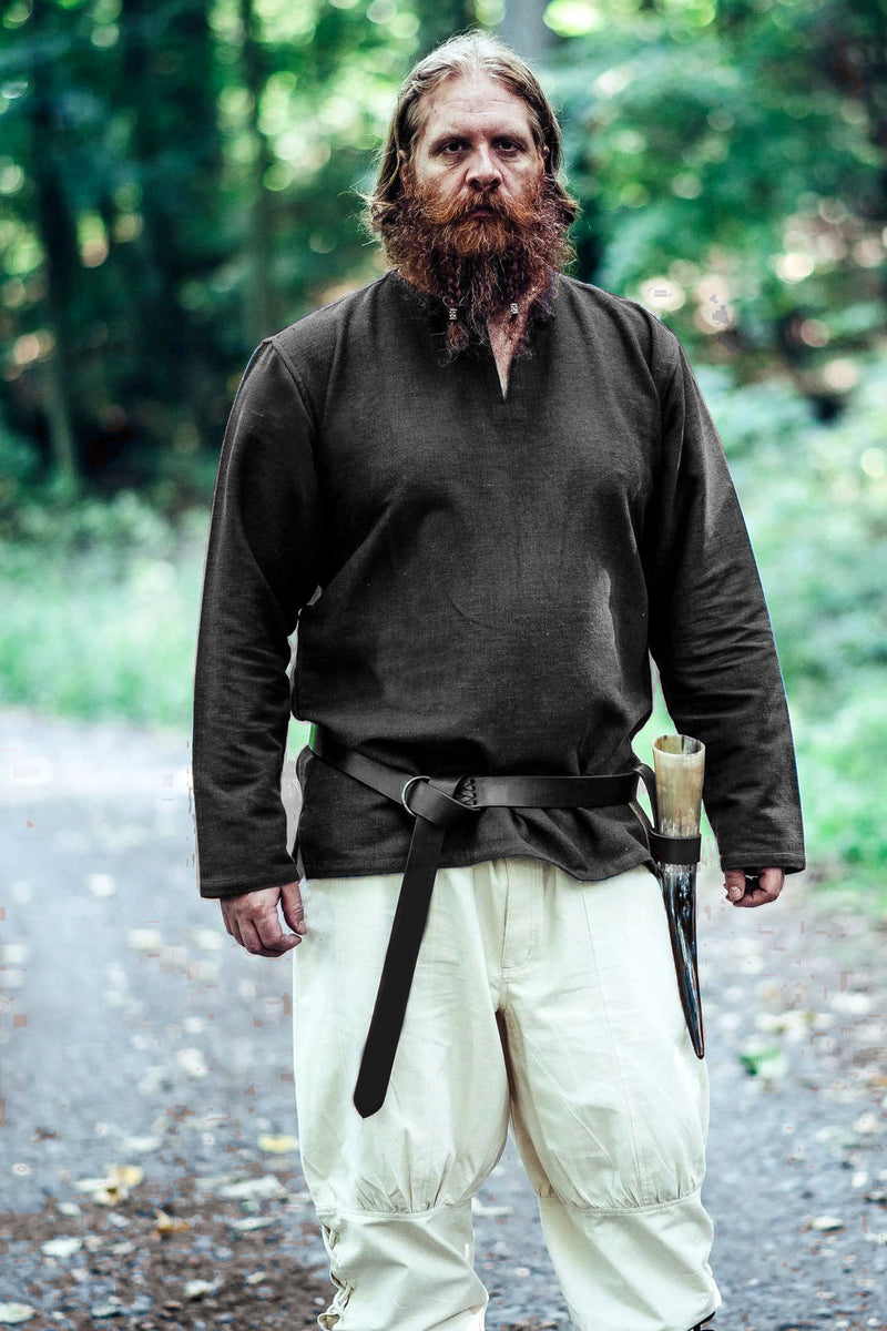 Viking tunic Hans, black