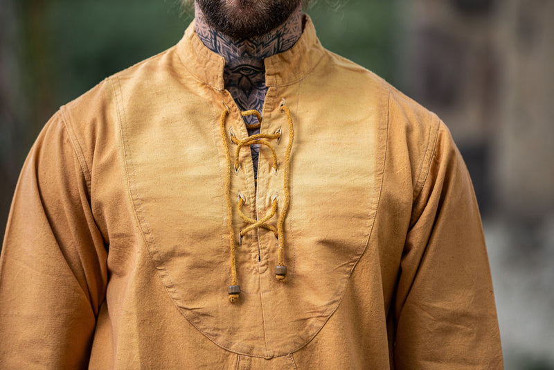 Handgeweven shirt, honing