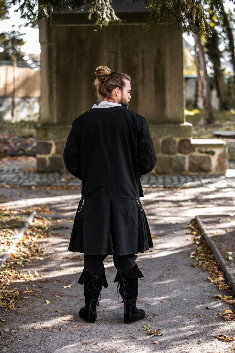 17de eeuwse Boekaniersjas, zwart