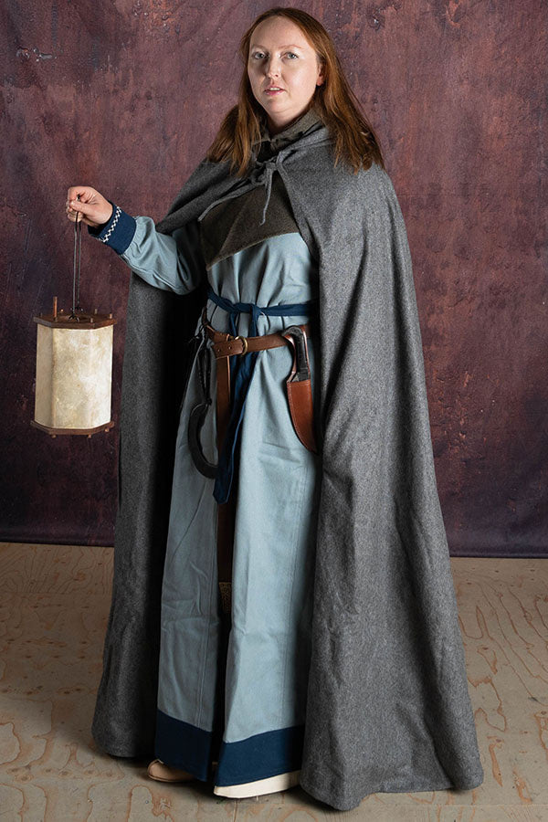 Płaszcz Hibernus, szary, mieszanka wełny 