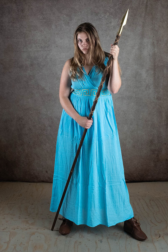 Godinnen jurk Penelope, turquoise