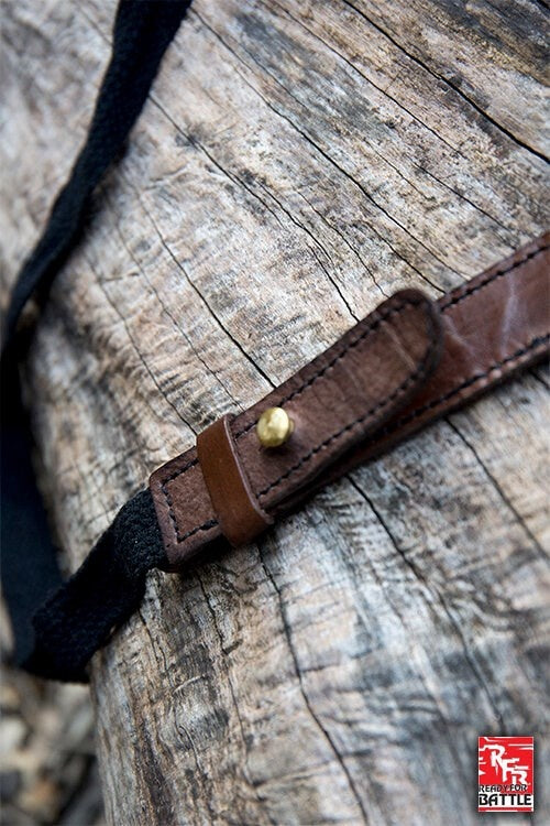 RFB Dubbele LARP zwaardhouder, bruin-zwart