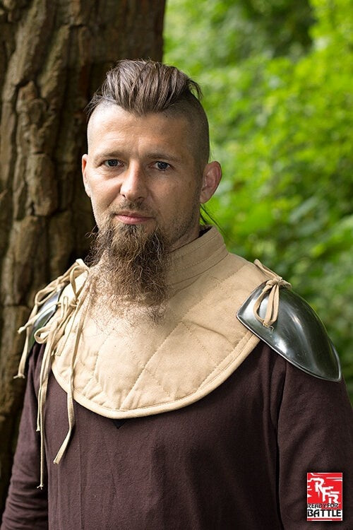 RFB colletto wambuis con spallacci, beige M/L 