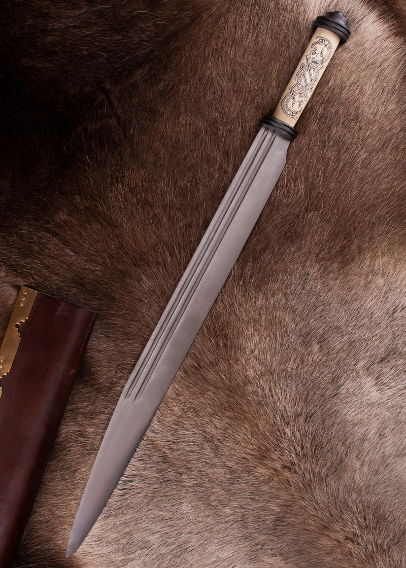 10e eeuwse Vikingsax Jellingestijl, semi-scherp