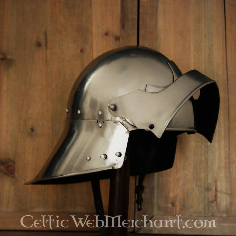 Duitse sallet Nuremberg, 2 mm (battle-ready)