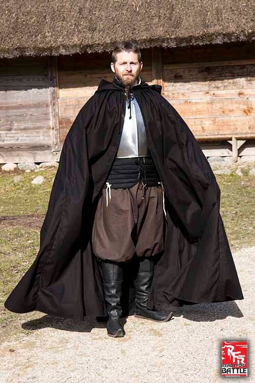 RFB mantel Arthur, zwart