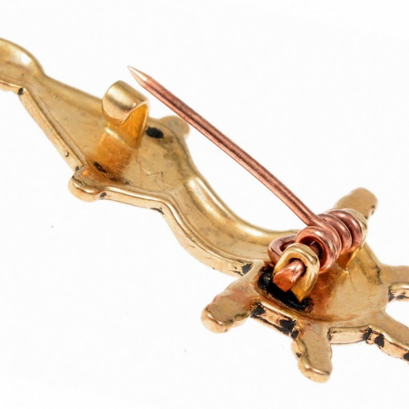 Germaanse fibula type Hahnheim, brons