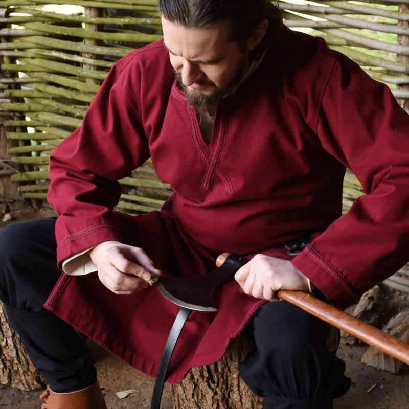 Tunique Harald, bordeaux rouge 