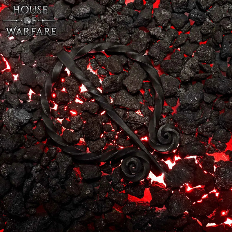 Twisted horseshoe fibula, iron