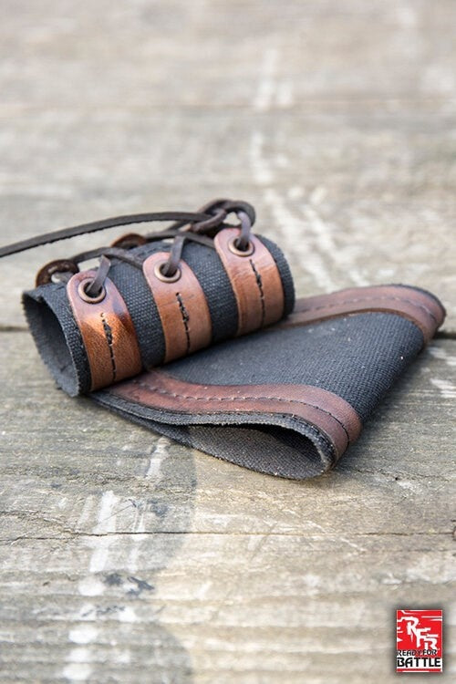 RFB LARP dolk-zwaardhouder, zwart-bruin