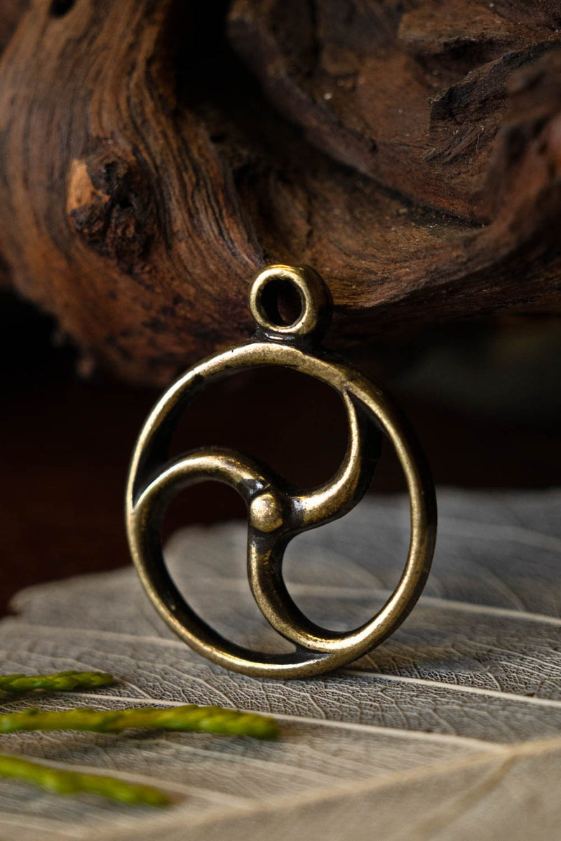 Keltisch zonneamulet, brons