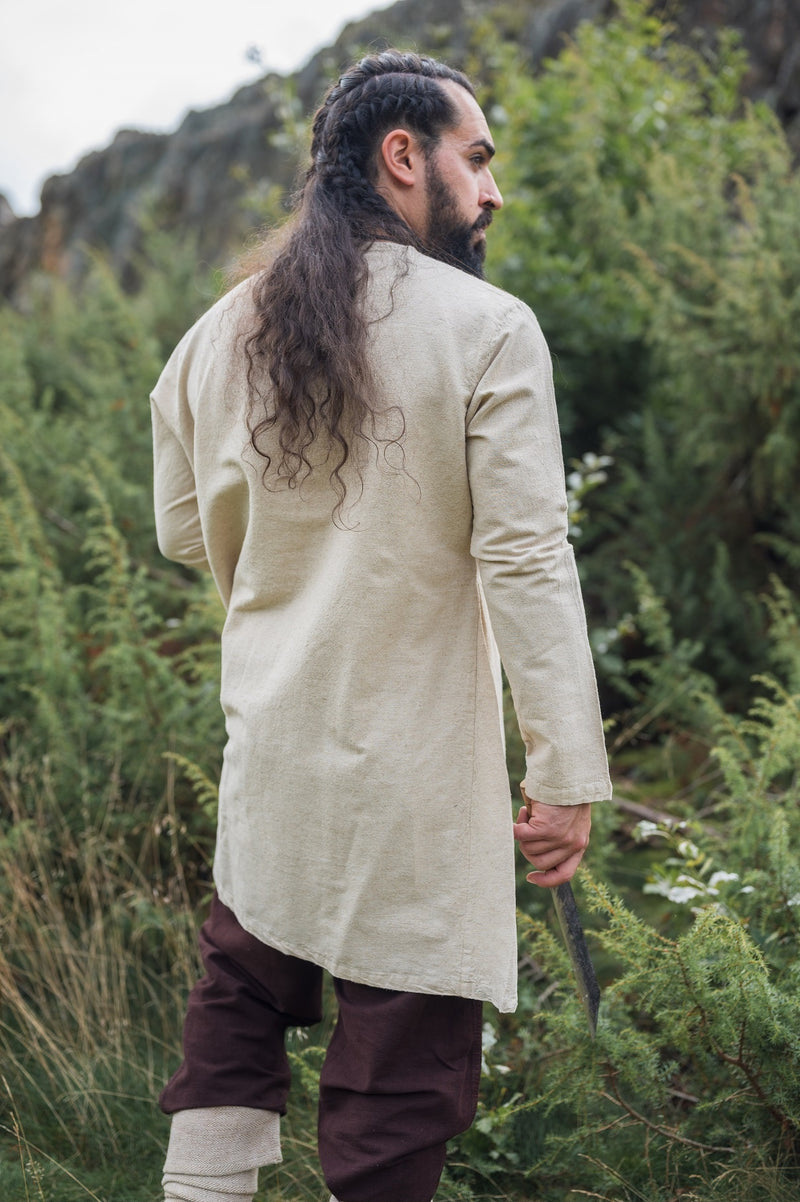Viking tuniek Ragnar linnen, naturel