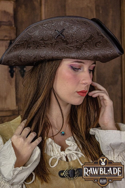 Jack Rackham hoed, deluxe, bruin