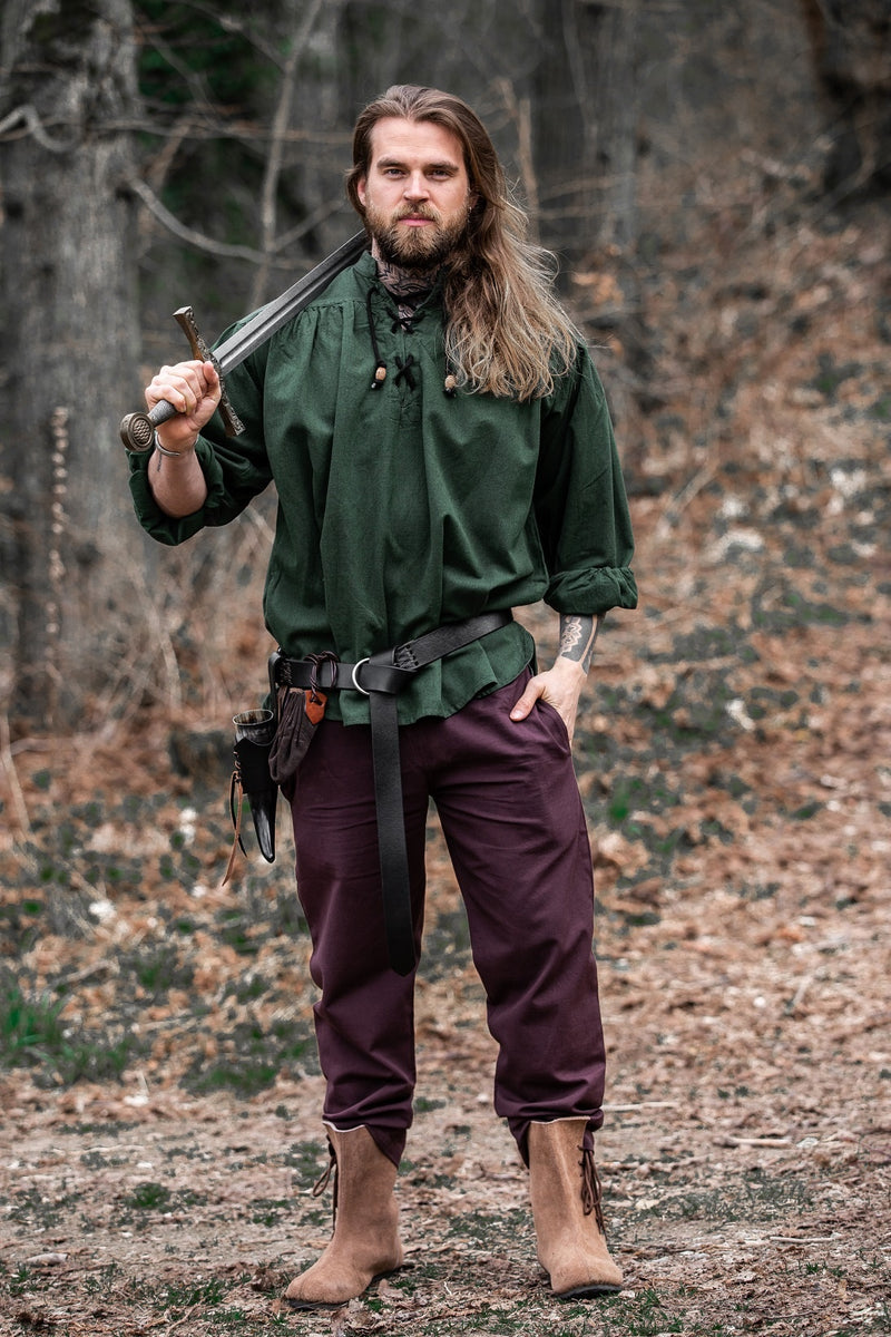 Średniowieczna koszula Georg, zielony