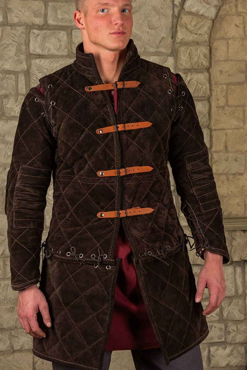 Gambeson Arthur suede leather complete set brown