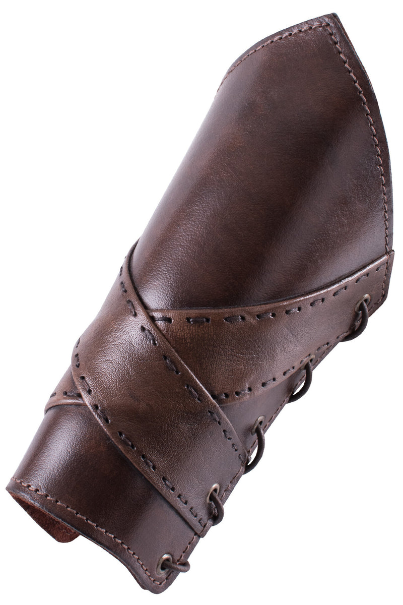 Uhtred leren bracers, onderarmbeschermers