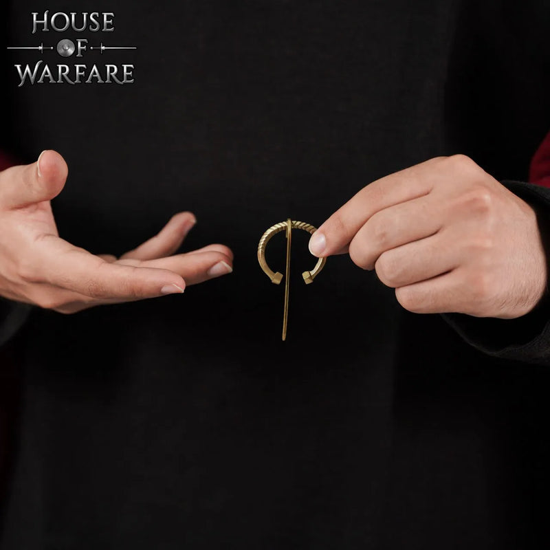 Hoefijzerfibula Birka klein, messing