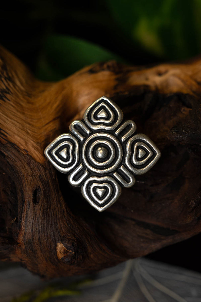 Viking bältesbeslag Birka, försilvrad 