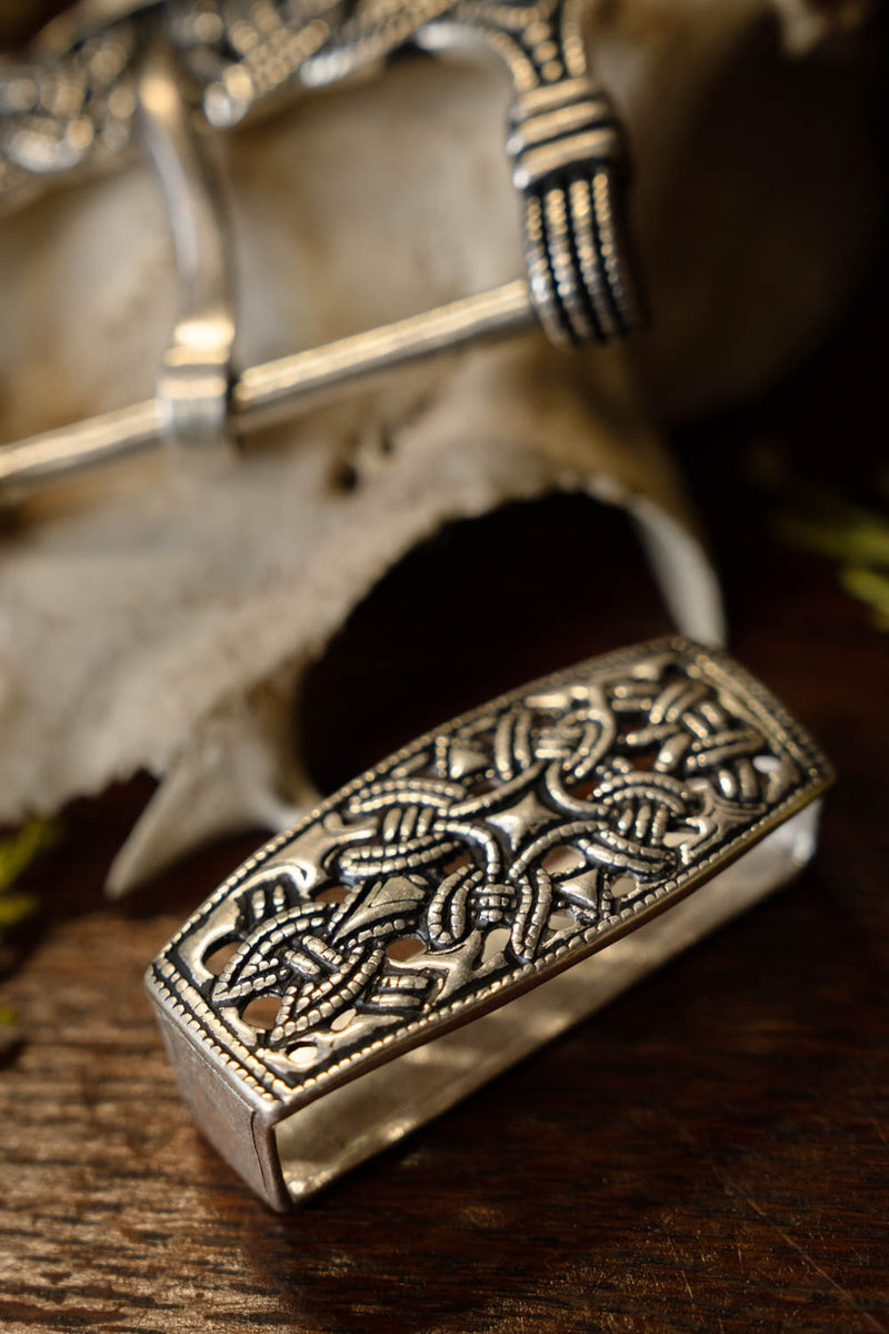 Gokstad bältesbeslag silver 