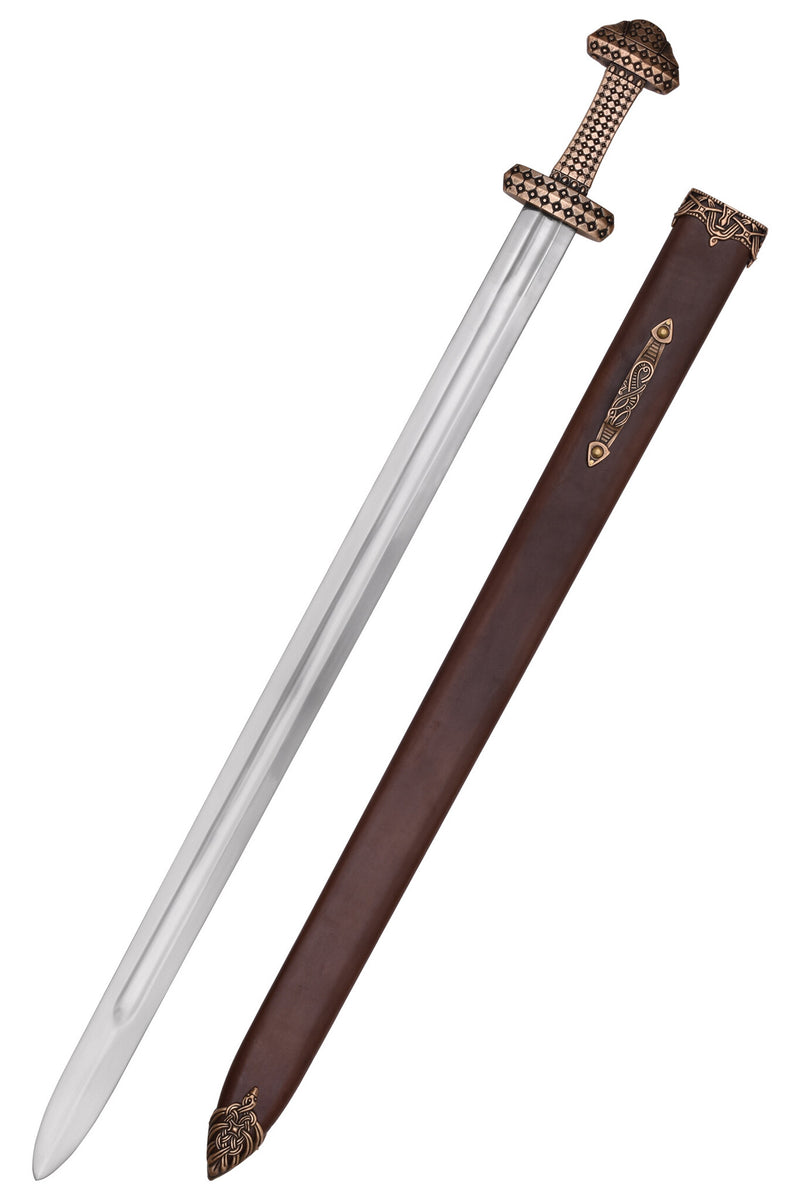 Espada vikinga Petersen tipo D, semi-afilado 