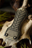 Riembeslag migratieperiode, verzilverd brons