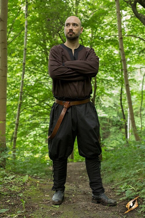 Vikingbroek Rollo, zwart