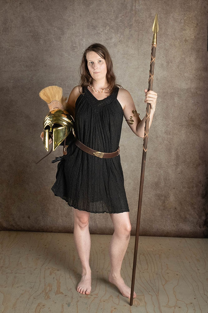 Godinnen Jurk Hera, kort, zwart