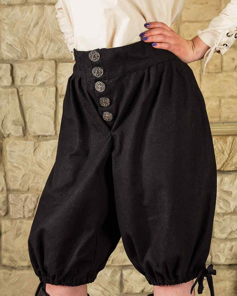 Tilly Renacimiento pantalones, negro 