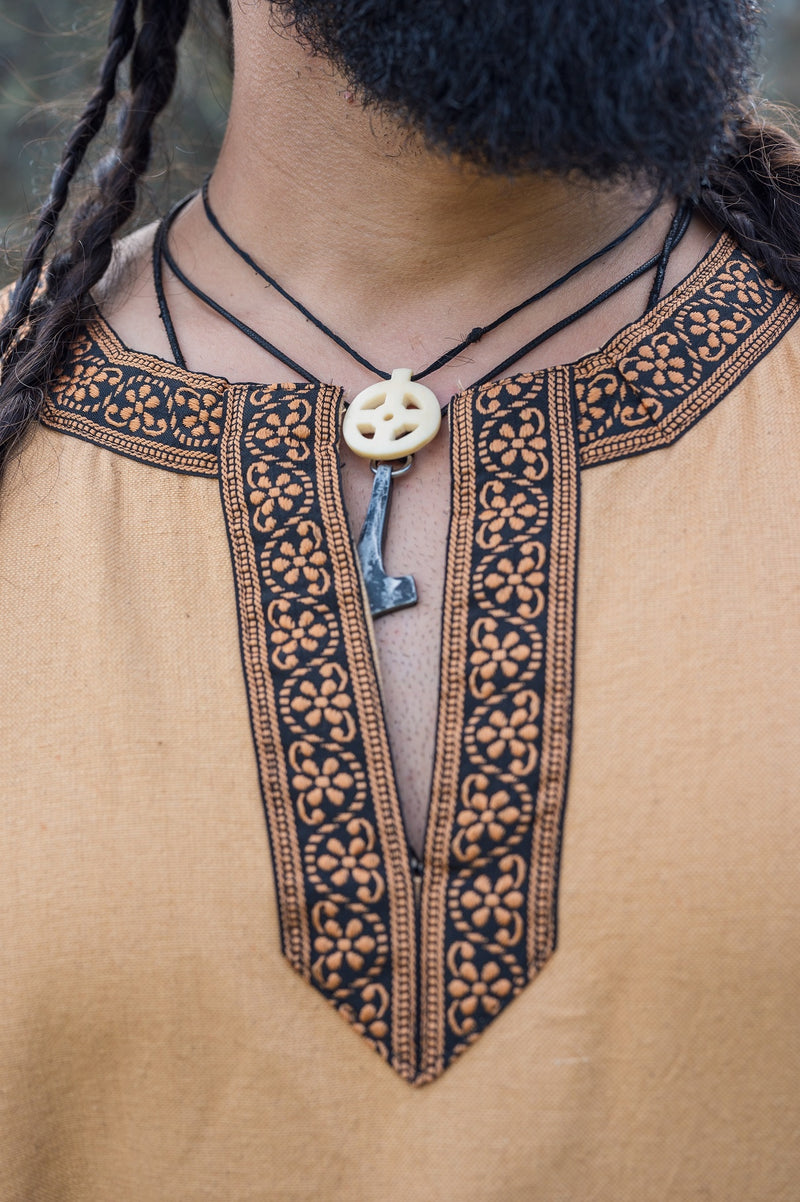 Keltische tuniek Finn, honingbruin