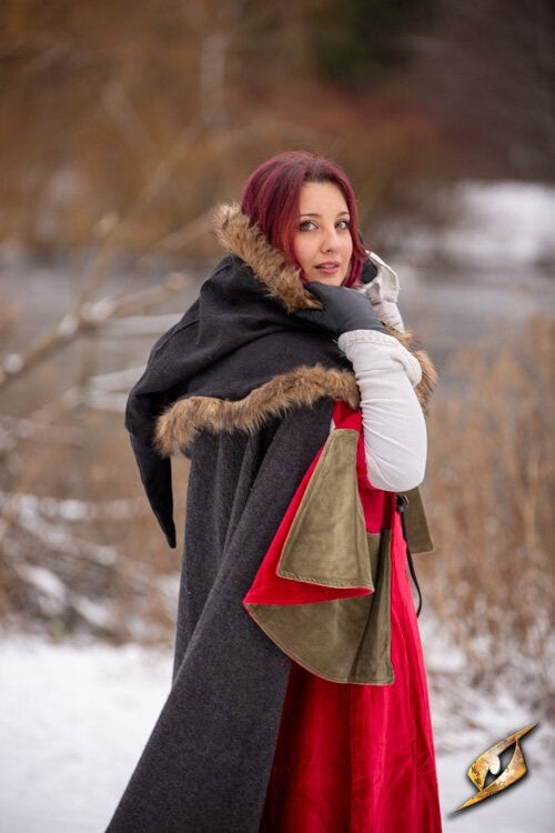 Kaproen Geralt, zwart, wolmix