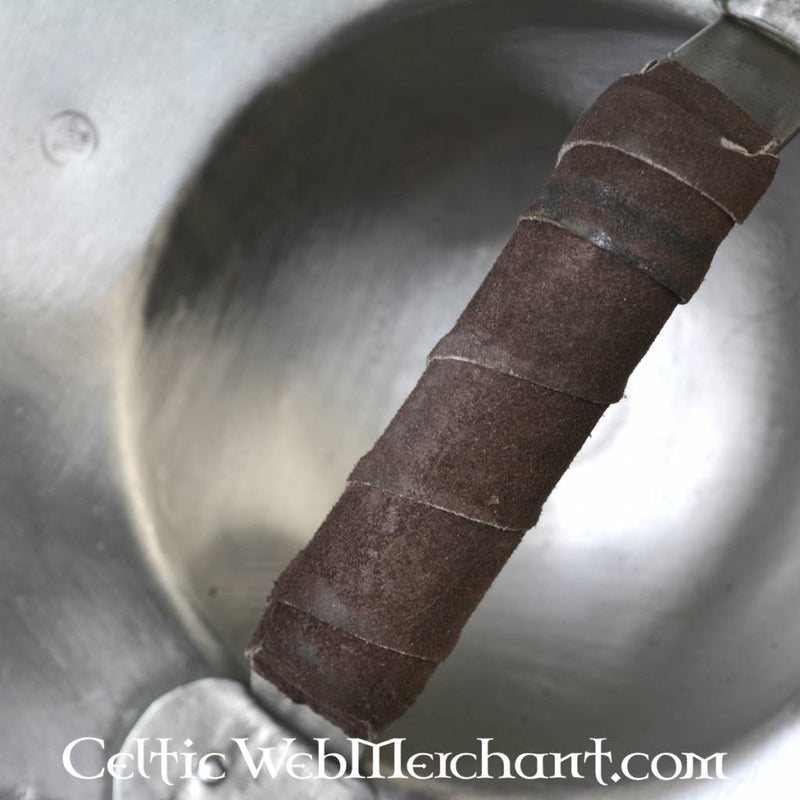 Beukelaar met leren bekleding, type IA maat S, 2 mm (battle-ready)